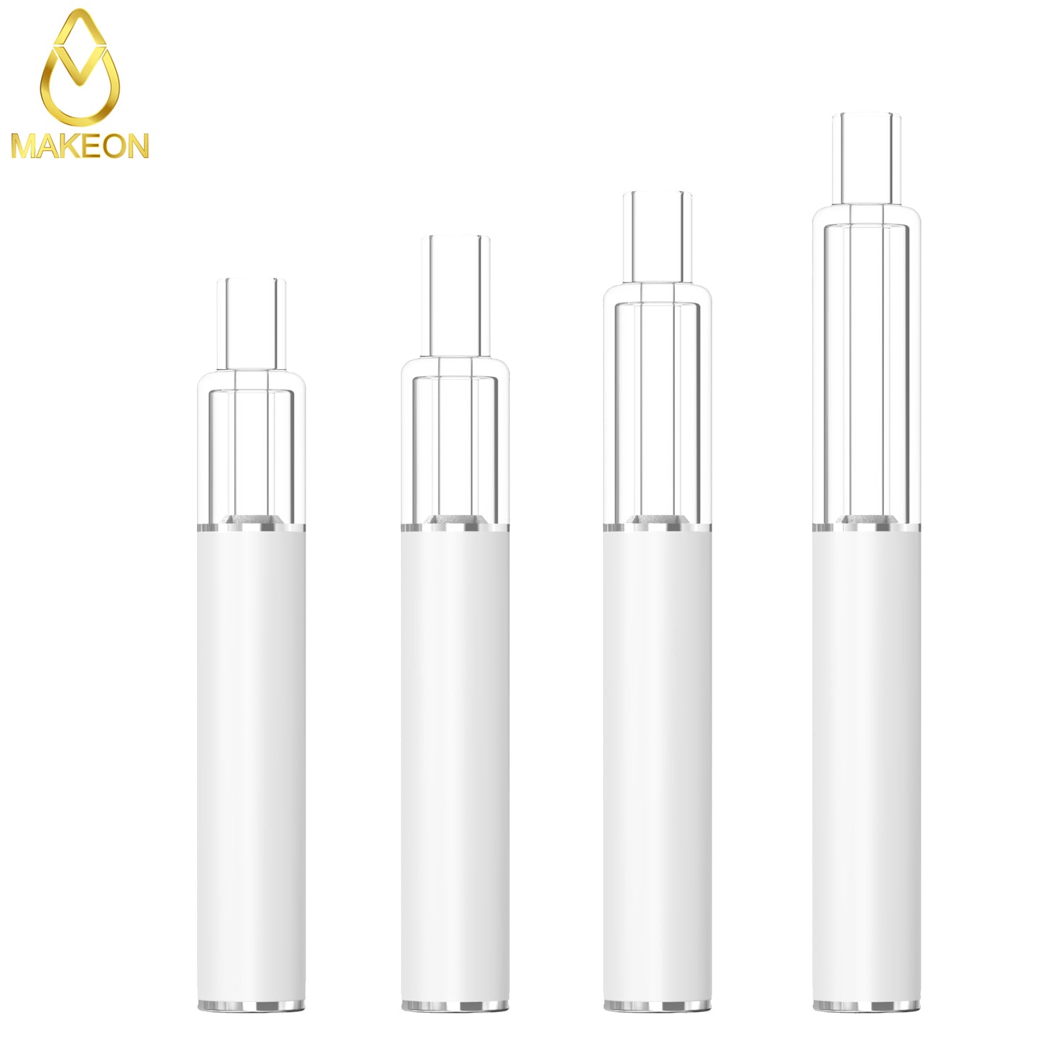 MAKEON GD9 Full Glass Disposable Metals Free Disposable Vape Tank