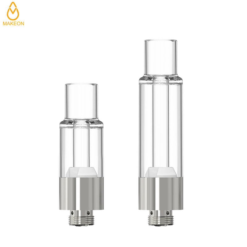 MAKEON G1 Glass Cart PCTG Tube Vaporizer Full Glass Vape Cartridge