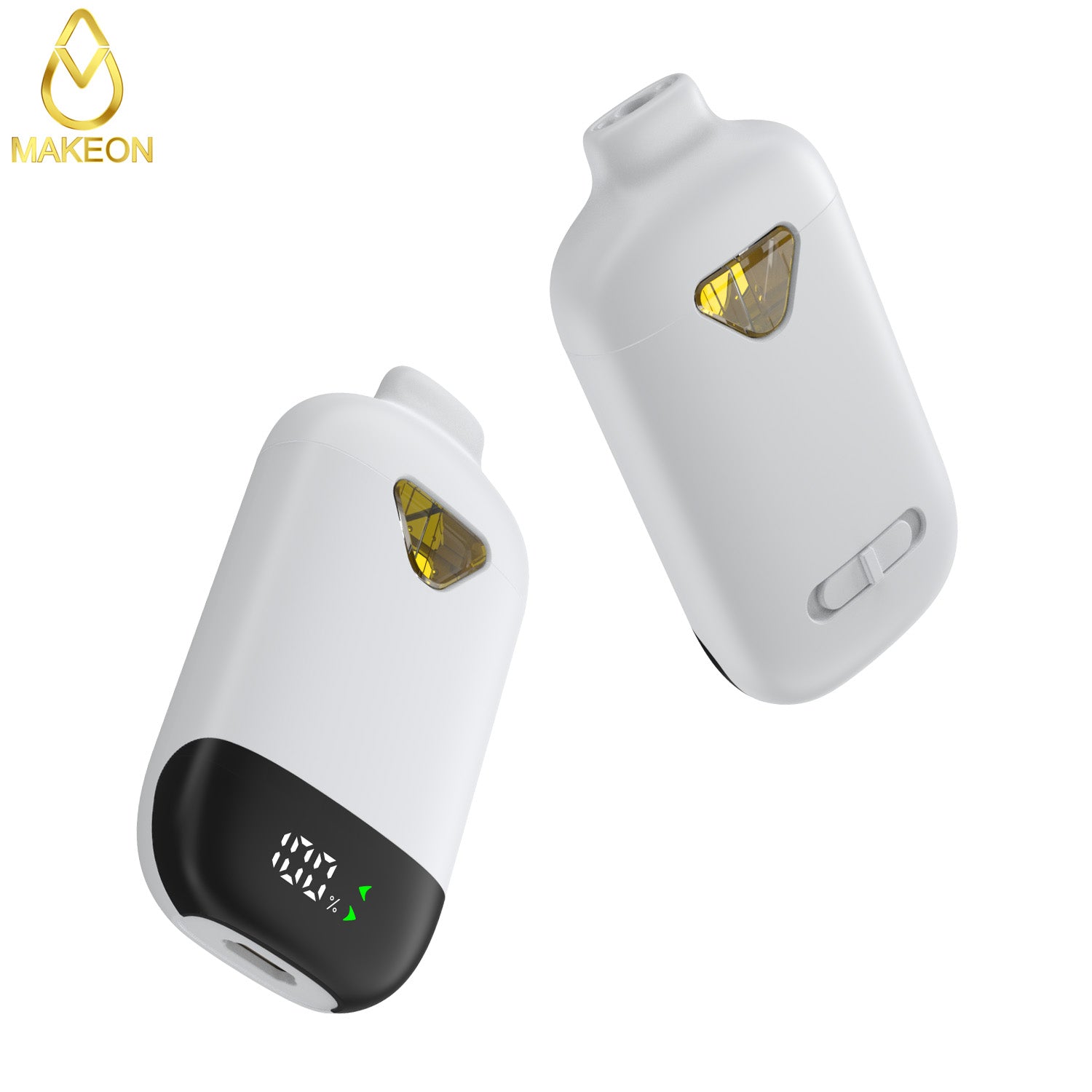 MAKEON 211 POSTLESS DUAL FLAVORS DISPOSABLE WITH SCREEN TWIN PODS DUO BUCKET VAPE DEVICE