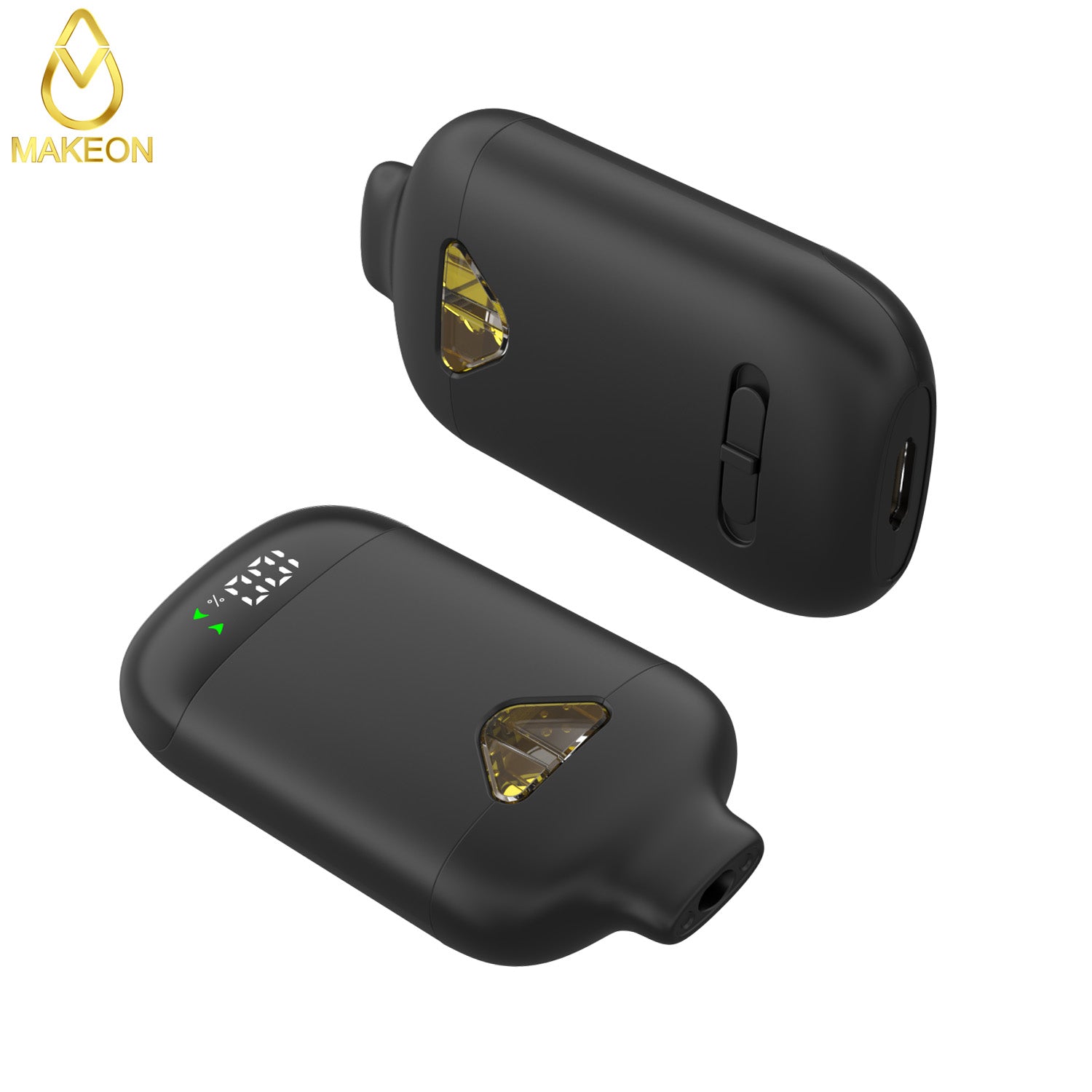 MAKEON 211 POSTLESS DUAL FLAVORS DISPOSABLE WITH SCREEN TWIN PODS DUO BUCKET VAPE DEVICE