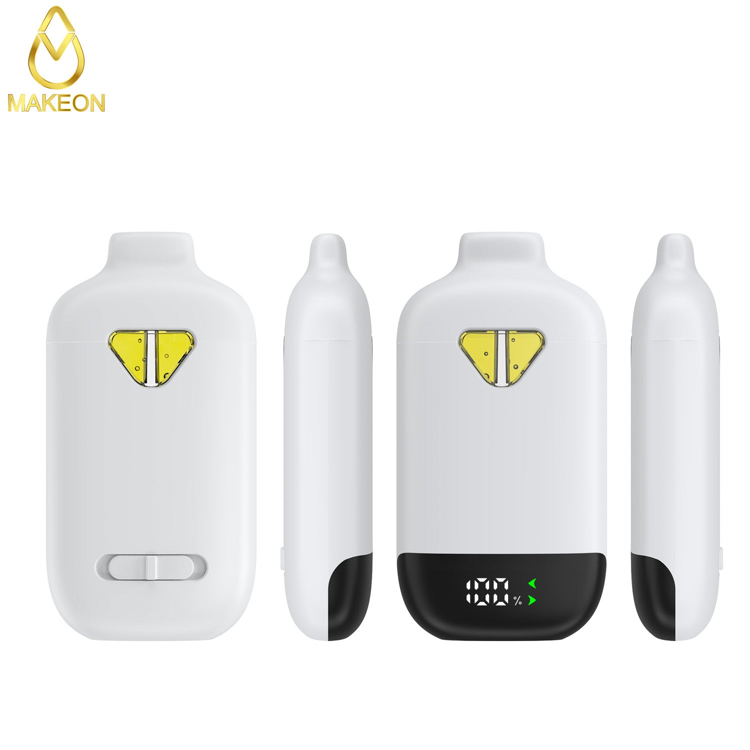 MAKEON 211 POSTLESS DUAL FLAVORS DISPOSABLE WITH SCREEN TWIN PODS DUO BUCKET VAPE DEVICE