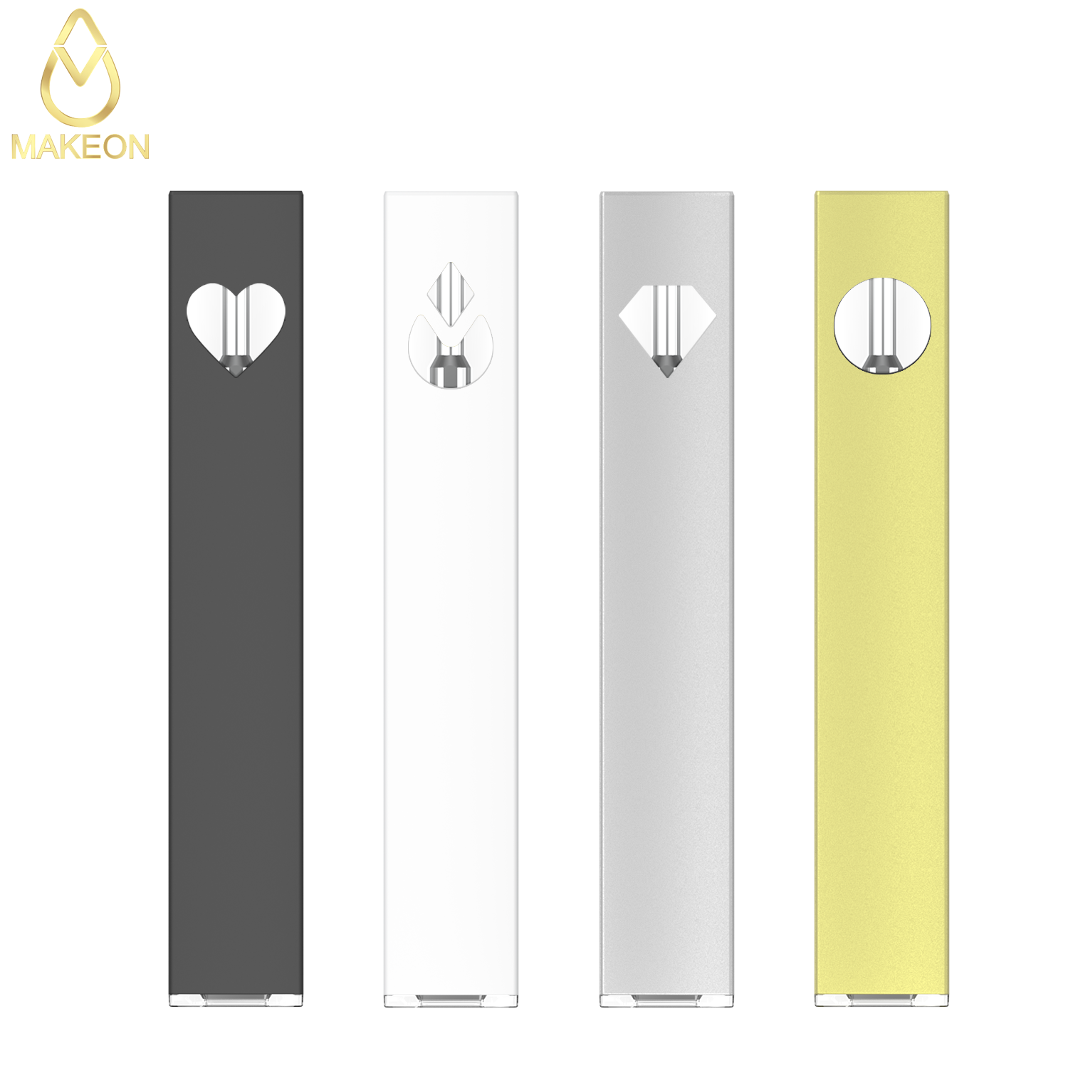 MAKEON D8 1ml Bar Disposable Heavy Metals Free Slim Flat Ceramic Coil MAKEON D8 1ml Bar Disposable Heavy Metals Free Slim Flat Ceramic Coil